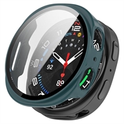 Samsung Galaxy Watch9 Plastikcover med Skærmbeskyttelse Hærdet Glas - 40mm - Grøn