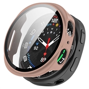 Samsung Galaxy Watch9 Plastikcover med Skærmbeskyttelse Hærdet Glas - 40mm - Pink