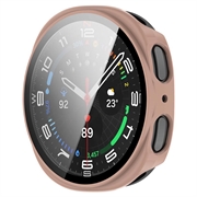 Samsung Galaxy Watch9 Plastikcover med Skærmbeskyttelse Hærdet Glas - 40mm - Pink