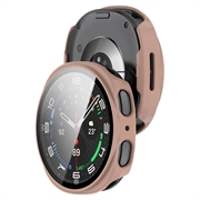Samsung Galaxy Watch9 Plastikcover med Skærmbeskyttelse Hærdet Glas - 40mm - Pink