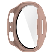Samsung Galaxy Watch9 Plastikcover med Skærmbeskyttelse Hærdet Glas - 40mm - Pink