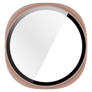 Samsung Galaxy Watch9 Plastikcover med Skærmbeskyttelse Hærdet Glas - 40mm - Pink