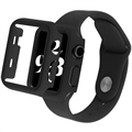 Apple Watch Series SE (2022)/SE/6/5/4 Plastikcover med Skærmbeskytter - 44mm - Sort