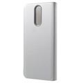 Luksus Mirror View Huawei Mate 10 Lite Flip Cover - Grå