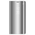 Samsung Galaxy S9 Luksus Mirror View Flip Cover - Sølv