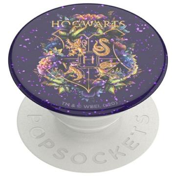 PopSockets Harry Potter ekspanderende stativ og greb - Glitter Hogwarts Floral