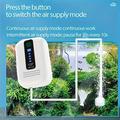 Bærbar luftpumpe / fiskeaerator til akvarium - 1500mAh