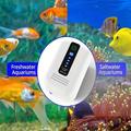 Bærbar luftpumpe / fiskeaerator til akvarium - 1500mAh