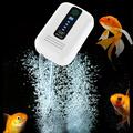Bærbar luftpumpe / fiskeaerator til akvarium - 1500mAh