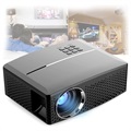 Transportabel Fuld HD LED Mini Projektor GP80 - 1080p - Sort