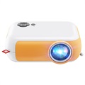 Bærbar Mini LED-Projektor med Multimediesystem A10 - 1080p