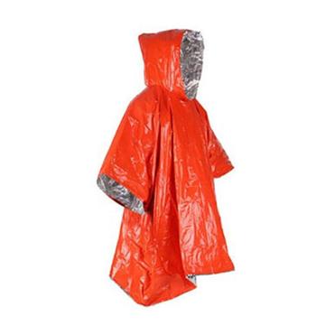 Varmereflekterende Poncho / Regnfrakke - Orange