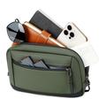 Poso PS-831 Crossbody-skuldertaske til digitalt tilbehør - grøn
