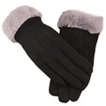 Premium Elegant Vinter Touch Handsker - Sort