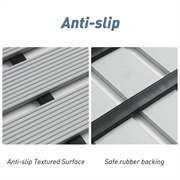 Skridsikker måtte til Bad / Brusekabine - 61x90cm - Grå