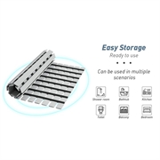 Skridsikker måtte til Bad / Brusekabine - 61x90cm - Grå