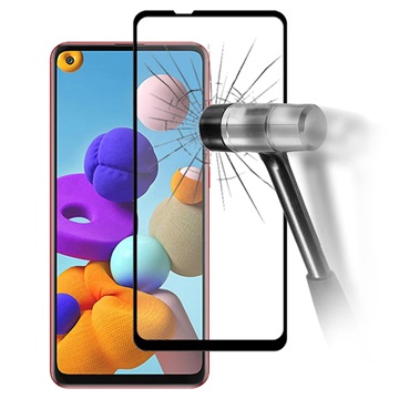 Prio 3D Samsung Galaxy A21s Hærdet Glas - 9H - Sort