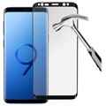 Prio 3D Samsung Galaxy S9 Hærdet Glas - 9H, 0.33mm - Sort