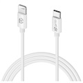 Prio Charge&Sync MFI USB-C / Lightning Kabel - 1m - Hvid