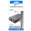 Prio Fast Charge Powerbank - 2xUSB-A, USB-C - 20000mAh - Sort