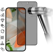 Google Pixel 10 Pro XL Privacy Full Cover Skærmbeskyttelse Hærdet Glas - Sort Kant