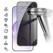 Honor 600 Smart Privacy Full Cover Skærmbeskytter Hærdet Glas - Sort Kant
