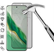 Honor Magic6 Privacy Full Cover Skærmbeskyttelse Hærdet Glas - Sort Kant