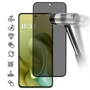 Motorola Moto G86/G86 Power Privacy Full Cover Hærdet Glas Skærmbeskytter - Sort Kant