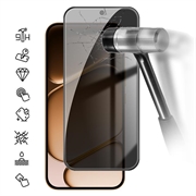 OnePlus Turbo 6X Pro Privacy Full Cover Skærmbeskytter Hærdet Glas - Sort Kant