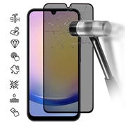 Samsung Galaxy A26 Privacy Full Cover Skærmbeskyttelse Hærdet Glas - Sort Kant