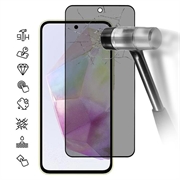 Samsung Galaxy A36/A56 Privacy Full Cover Skærmbeskyttelse Hærdet Glas - Sort Kant