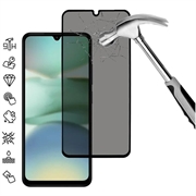 Xiaomi Redmi A5 4G/Poco C71 Privacy Full Cover Skærmbeskyttelse Hærdet Glas - Sort Kant