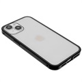 iPhone 14 Plus Magnetisk Cover med Hærdet Glas - Sort