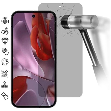 Google Pixel 9a Privacy Skærmbeskyttelse Hærdet Glas - 9H