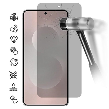 Motorola Edge 60 Neo Privacy Skærmbeskyttelse Hærdet Glas - 9H