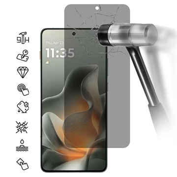 Motorola Edge 70 Privatliv Skærmbeskyttelse Hærdet Glas - 9H