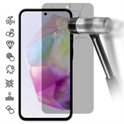 Samsung Galaxy A35 Privacy Skærmbeskyttelse Hærdet Glas - 9H
