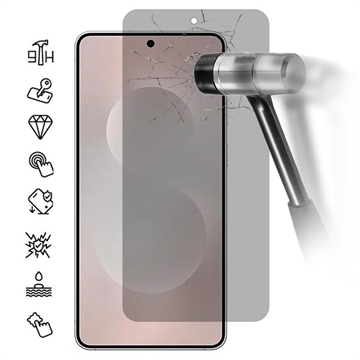 Samsung Galaxy F36 Privacy Skærmbeskyttelse Hærdet Glas - 9H