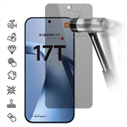 Xiaomi 17T Privatliv Skærmbeskyttelse Hærdet Glas - 9H