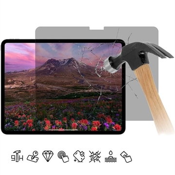 iPad Pro 11 2024/2025 Privacy Skærmbeskyttelse Hærdet Glas