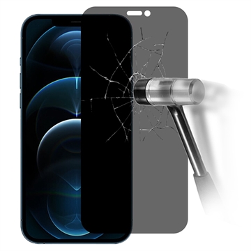 iPhone 12/12 Pro Privacy Skærmbeskyttelse Hærdet Glas