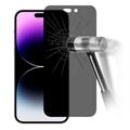 iPhone 15 Privacy Skærmbeskyttelse Hærdet Glas