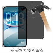 iPhone Fold Privatliv Skærmbeskyttelse Hærdet Glas - 9H