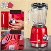 ProfiCook PC-UM 1195 Vintage Blender - 800W - Rød