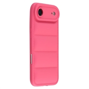 iPhone Air Pufferjakke Stødfast TPU-cover - Hot Pink