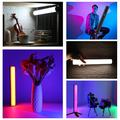 Puluz RGB Stick Light LED foto lys med batteri og justerbar lysstyrke - 30cm