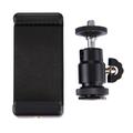 Puluz PU214 1/4" Hot Shoe Smartphone holder - sort