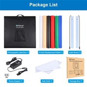 Puluz PU5060 Bærbar fotoboks/softbox - 60cm, 36W, 5500K