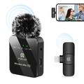 Puluz PU645B Professionel Trådløs clip-on Mikrofon til (Lightning) - sort