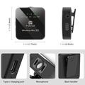 Puluz PU646B Professionel Trådløs clip-on Mikrofon til (USB-C) - sort